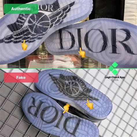 air dior fake vs real|christian dior authentication.